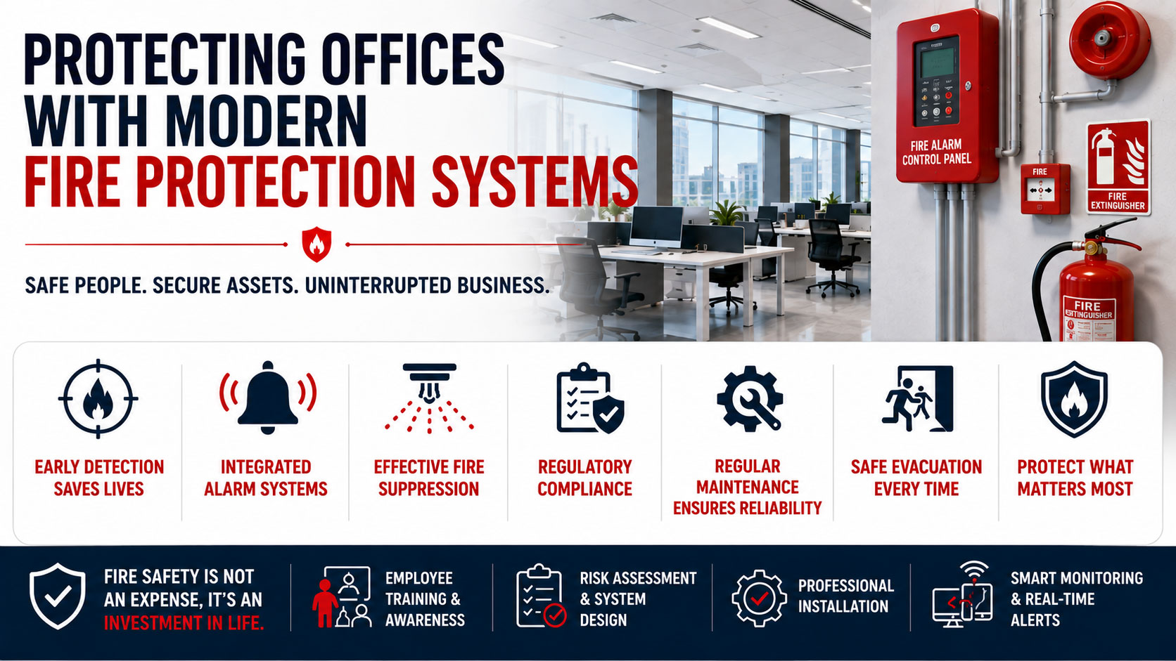 Protecting Offices with Modern Fire Protection Systems